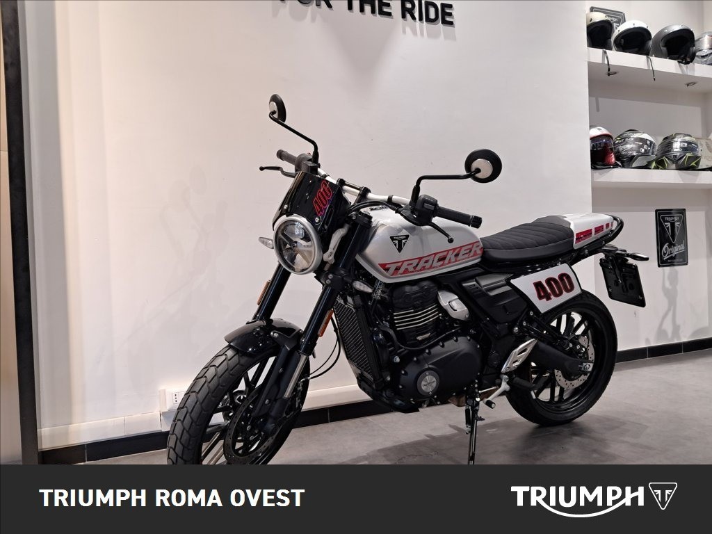 TRIUMPH Tracker 400 Aluminium Silver Abs